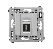 DKC Avanti USB 2.0 розетка одинарная в стену, тип А-А, 