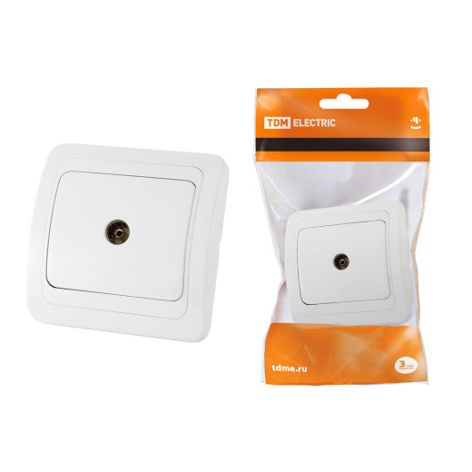 Розетка TV простая (0-2400 Гц,  