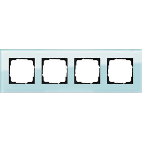Gira ESP Салатовое Стекло Рамка 4-ая