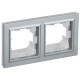 BRITE Рамка 2-мест. IP44 РУ-2-БрА-44 алюм. IEK