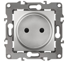 ЭРА Розетка Серия 12 12-2105-03 2P 16A-250В IP20 алюминий