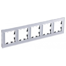 Systeme Electric AtlasDesign Nature Стекло Алюминий Рамка 5-ая, универсальная