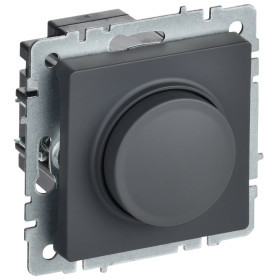 IEK BRITE BASE Графит Светорег. пов-наж. 600Вт СС10-1-0-БрГ