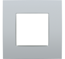 Niko Intense Серебро Рамка на 1 пост