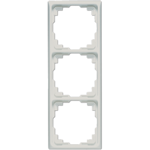 Рамка для инсталляции в кабельных каналах, 3-кратная, светло-серая