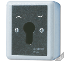 JUNG Выключатель для замочного механизма 10A 250V ~ для накладного монтажа IP44