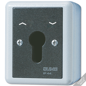 JUNG Выключатель для замочного механизма 10A 250V ~ для накладного монтажа IP44
