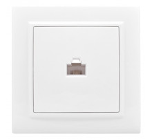 EKF Basic Минск Белый Розетка RJ-45, СП.