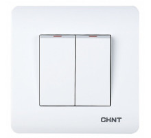 CHINT 2-клавишный выключатель 10А 250В