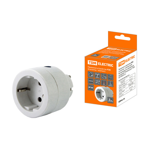 Приемное устройство Р2К (в розетку - комп.) для беспроводного управления нагрузкой 