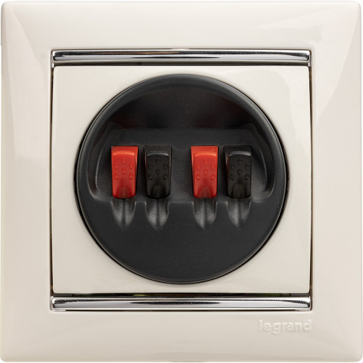 Розетка для акустической системы двойная - Legrand Valena - белый