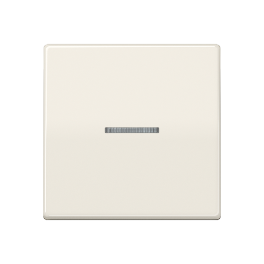 Клавиша для выключателя с окошком для подсветки, слоновая кость