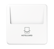 JUNG CD 500/CD plus Белая Накладка карточного выключателя