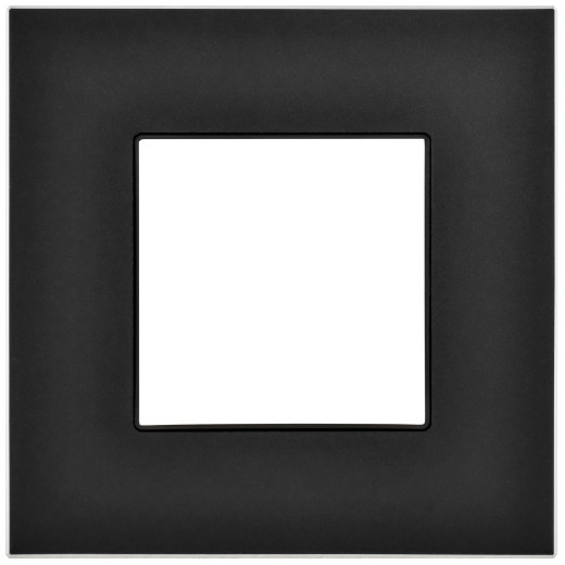 SKANDY Рамка 1-мест. SK-F31Bl металл черн. IEK