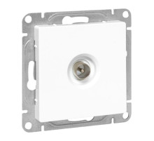 EKF Эпика Механизм розетки TV, одиночная, белый.