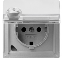 Gira Розетка с запирающейся на ключ крышкой (выбранные замыкания)