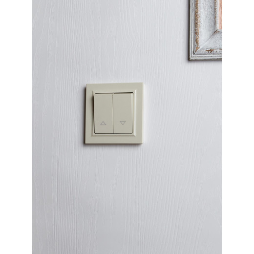 BRITE Выключ. жалюзи 10А ВС10-1-5-БрКр беж. IEK