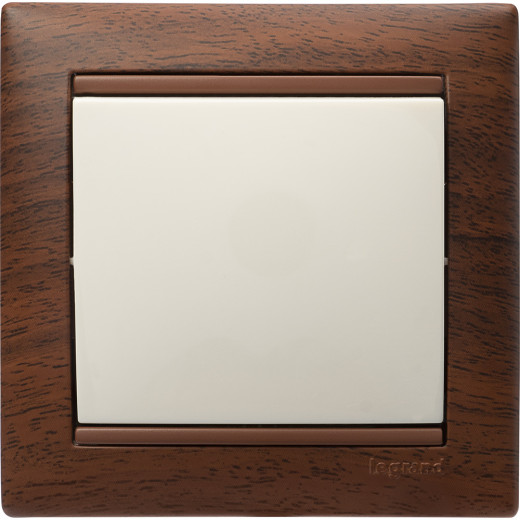 Выключатель одноклавишный - Legrand Valena - 10А 250В схема 1 безвинтовые зажимы - слоновая кость