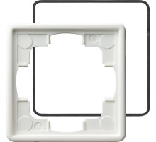 Gira S-Color Белый Рамка 1-ая с уплотнительной вставкой