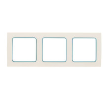 EKF PROxima Стокгольм Белый Линия синяя Рамка 3-ая.