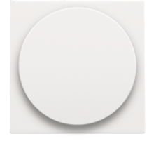 Niko Пластик Белая сталь Накладка поворотного диммера