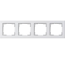 Gira E2 Бел глянц Рамка 4-ая