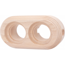 BIRONI Бук Натурэль Рамка 2-ая для монтажа с декоративной трубой (2 выхода)