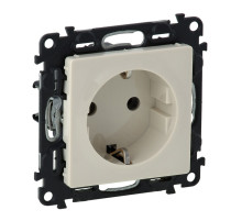 Legrand Valena LIFE DIY Сл.кость Розетка 1-ая с/з, безвинт.зажим.
