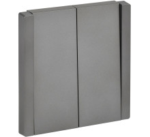 IEK FORTE&PIANO Сталь Выключатель 2-кл проходной 10А FP507