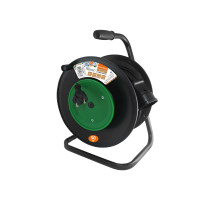 TDM Удлинитель на катушке силовой народный с 1 выносной роз. ПВС 1300 Вт б/з, 50м УС-11081