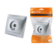 TDM Розетка телевизионная простая (0-2400МГц, 