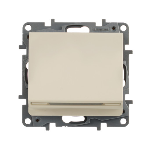 Выключатель карточный с подсветкой - Legrand Etika - с задержкой выключения 2А 250В винтовые зажимы - слоновая кость