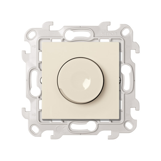 Светорегулятор LED поворотно-нажимной проходной 6-60Вт 230В~ цвета слоновая кость S24 Harmonie