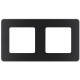 Рамка 2 поста - Legrand/Daccord Inspiria - антрацит