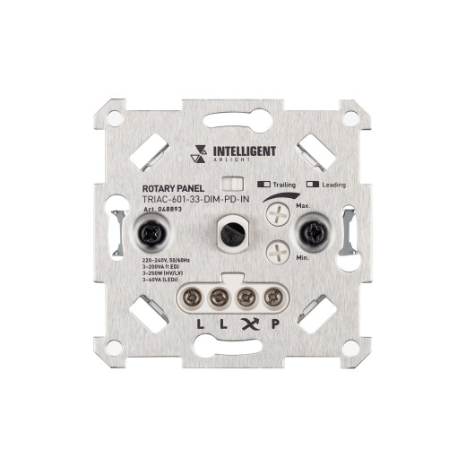 INTELLIGENT ARLIGHT Роторная панель TRIAC-601-33-DIM-PD-IN (230V, 1x1A, Механизм) (IARL, IP20 Металл, 3 года)