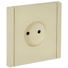 IEK FORTE&PIANO Ваниль Розетка б/з со шт винтовое крепление 10А FP417