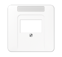 JUNG Крышка для ТАЕ розетки с полем для надписи белая
