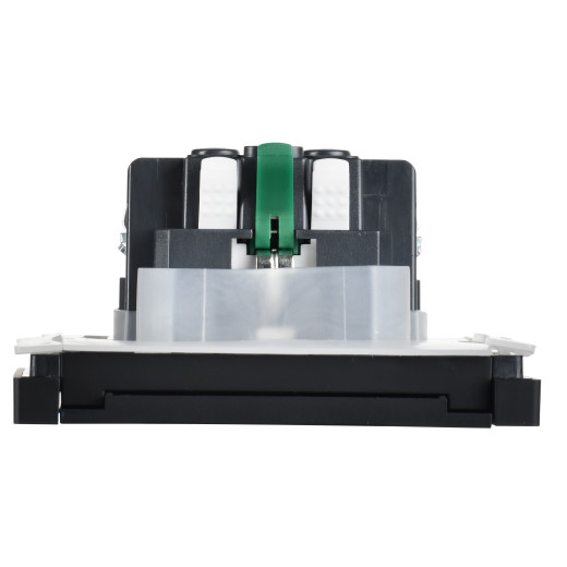 FORTE&PIANO Роз. с з/к/ш с кр. б/к 16А IP44 FP119 чер. IEK