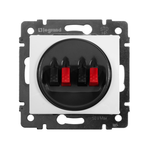 Розетка для акустической системы двойная - Legrand Valena - белый