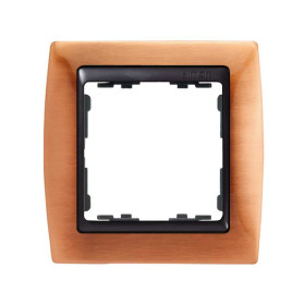 Simon 82 Медь/Графит Рамка 1-ая