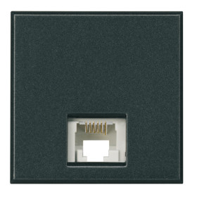 BT Axolute Антрацит Разъём телефонный RJ12, категория 3, тип коннектора К10.