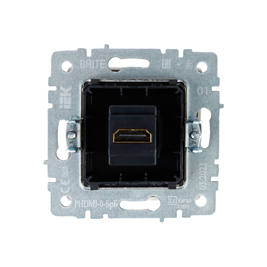 BRITE Роз. HDMI РHDMI-0-БрБ бел. IEK