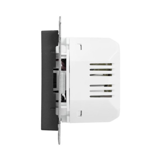 Механизм розетки USB-A+С, чёрный Эпика EKF