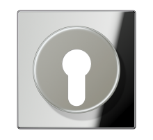 JUNG Крышка к выключателю для замочного механизма полированный хром