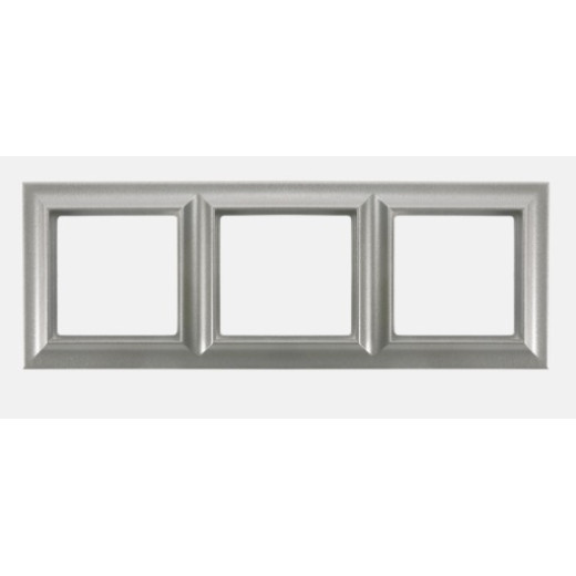 Рамка 3-поста, Eco Profi  Standart, термопласт, алюминий