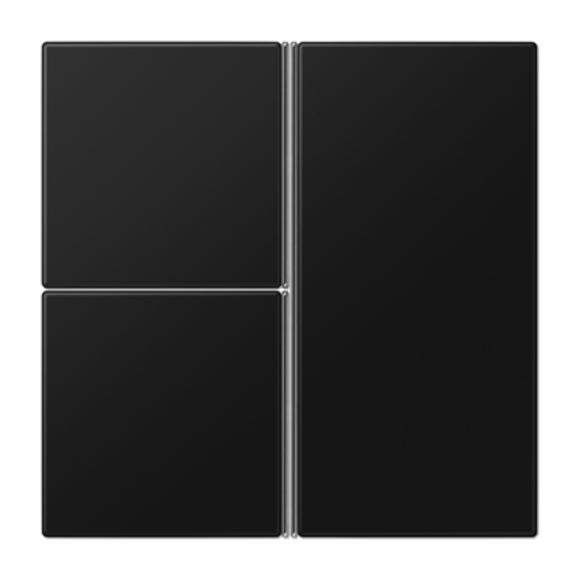 Набор накладок 3 группы для модулей F40, термопласт, черный матовый