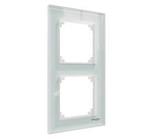 Schneider Electric Merten SM M-Elegance Стекло Белый Кристалл Рамка 2-ая