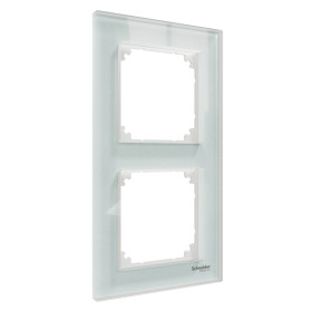 Schneider Electric Merten SM M-Elegance Стекло Белый Кристалл Рамка 2-ая
