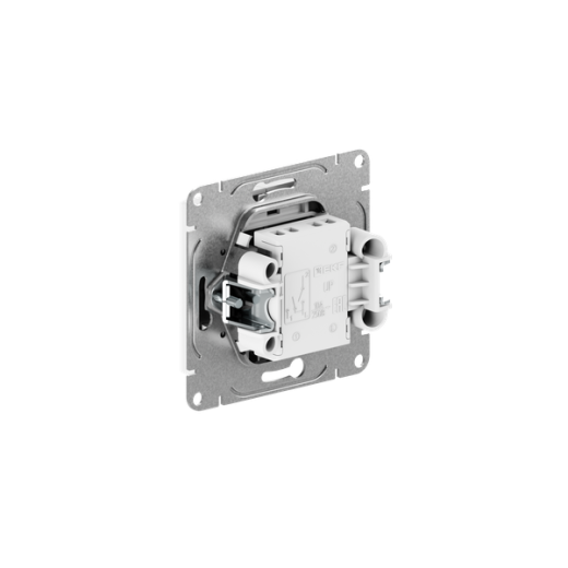 Механизм выключателя, двухклавишный, белый Эпика EKF