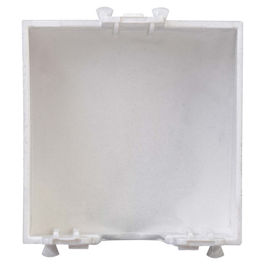 Вывод кабеля модульный, Avanti, закаленная сталь, 2 модуля